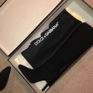 Dolce & Gabbana “Elasticizzato Nero” boots Size 37